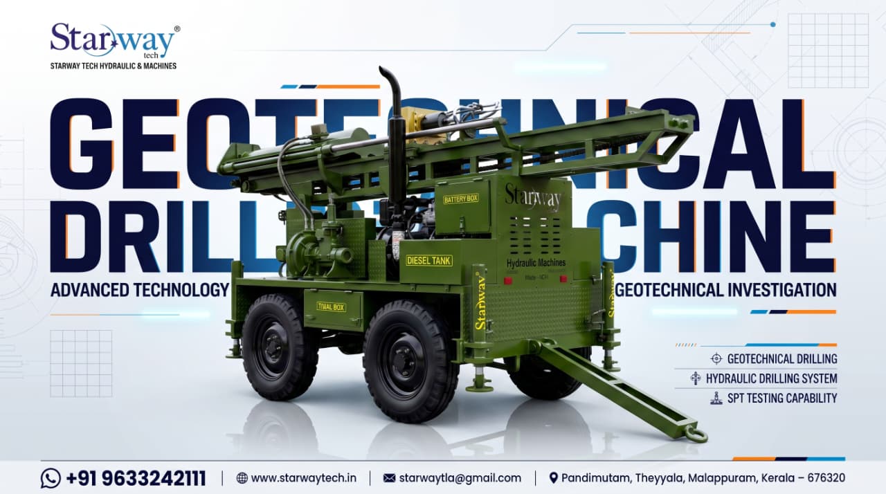Watch our Geotechnical Drilling Rig in action at a live work site! 🛠️🌍